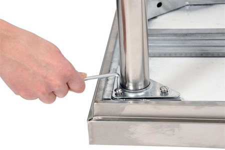 STÓŁ CENTRALNY SKŁADANY Z PÓŁKĄ 1400×600×H850MM
 | YG-09003