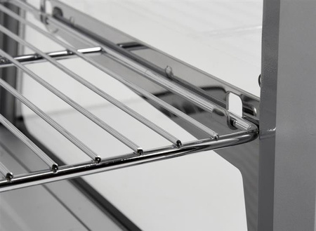 WITRYNA CHŁODNICZA 120L 68x56x66 SREBRNA | YG-05025