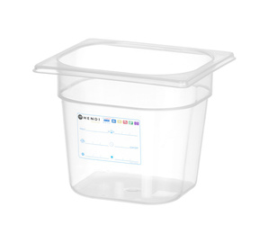 Pojemnik GN HACCP z polipropylenu 1/6 150 - bez pokrywki HENDI 880463