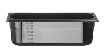 Pojemnik GN1/3-100 z czarnego poliwęglanu HENDI 862520