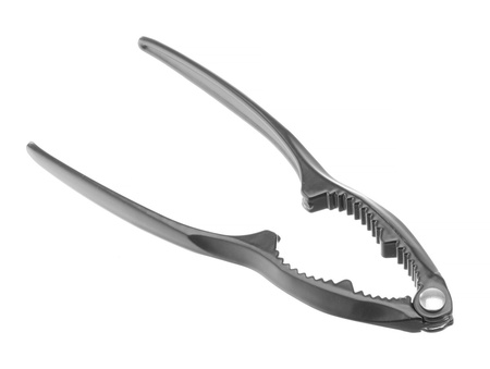 Szczypce do orzechów i owoców morza, czarne, matowe | HENDI 403747