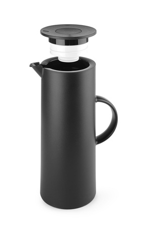 Termos ze szklanym wkładem z przyciskiem 1 l HENDI 449615