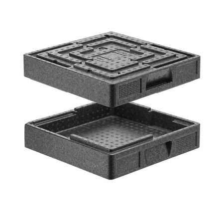 Pojemnik termoizolacyjny - cateringowy - salto 410x410x(H)100 mm HENDI 707067