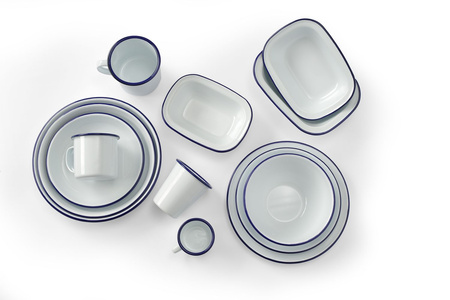 Naczynie prostokątne emaliowane 175x130 mm HENDI 621202