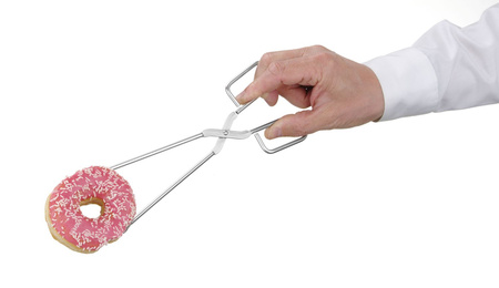 Szczypce do grilla chromowane 30 cm - zestaw 2 szt. HENDI 171127