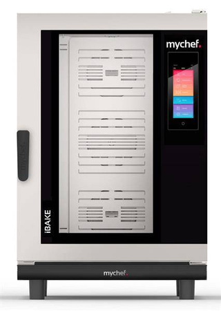 Piec konwekcyjno-parowy gazowy | piekarniczo-cukierniczy | automatyczny system myjący | 10x600x400 | 20 kW | 230 V | Mychef iBake 10G