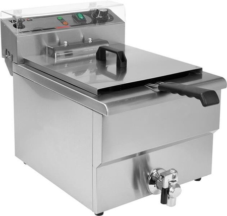ELEKTRYCZNA FRYTOWNICA Z ZAWOREM SPUSTOWYM 12L | YG-04630