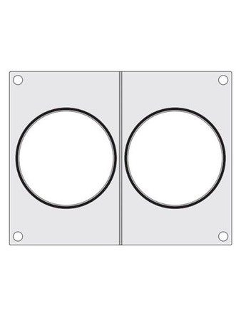 Matryca do zgrzewarki Hendi na dwa pojemniki do zupy fi 115 mm HENDI 805633