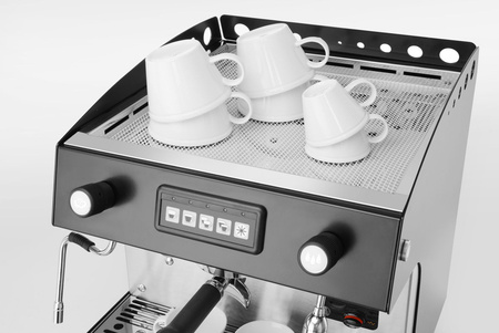 Ekspres do kawy ROMEO PRO, 1-grupowy, automatyczny, z pompą ro HENDI 207659
