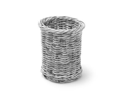 Koszyk na sztućce szary melanżowy O100x120mm HENDI 426197