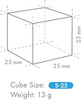 Kostkarka do lodu Hoshizaki IM-45CPE-25 | 47 kg/24h | chłodzona powietrzem | kostka sześcian | 25x25x23 mm