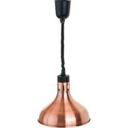 Lampa do podgrzewania potraw wisząca, miedziana, P 0.25 kW, U 230 V 692612 STALGAST