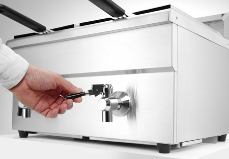 Frytownica indukcyjna Kitchen Line 2x8l HENDI 215029