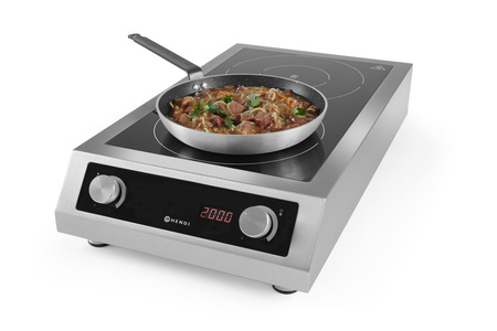 Kuchenka indukcyjna podwójna model 7000 HENDI 239346