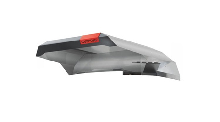 Okap do pieca rotacyjnego Cuppone AO110/1TSP | bez wyciągu