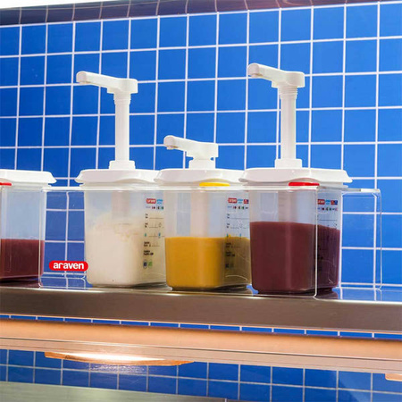 Dozownik do sosów z pompką, GN 1/4 STALGAST 065164