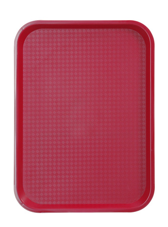 Taca z polipropylenu - FAST FOOD 305x415 mm czerwona | HENDI 878910