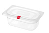 Klipsy do pojemników GN HACCP z polipropylenu - czerwony HENDI 880661