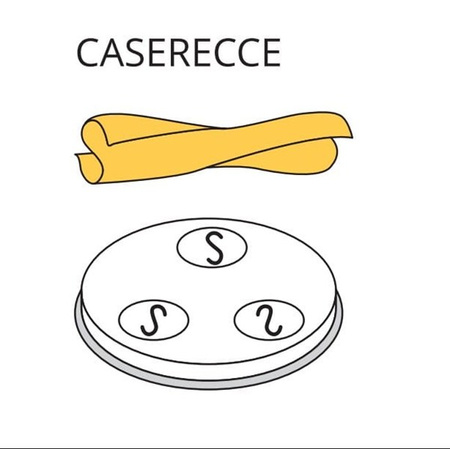 Matryca formująca do maszynki do makaronu PF80E i MPF8N CASERECCE - 9 x 5 mm