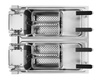 Frytownica automatyczna elektryczna | filtr oleju | ekran dotykowy | 60 kW | 2x 25l | RQ.PLS.ODFE.020
