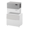 Kostkarka do lodu Hoshizaki IM-240DWPE-23 | 210 kg/24h | chłodzona wodą | kostka sześcian | 28x28x23 mm