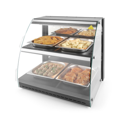 Witryna grzewcza kwarcowa, 2-poziomowa HENDI 233962