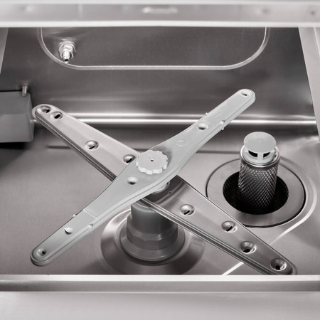 Zmywarko wyparzarka, do szkła, dozownik płynu myjącego, P 2.77 kW, U 230 V 801350 STALGAST