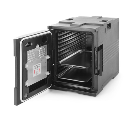 Pojemnik termoizolacyjny z funkcją podgrzewania - cateringowy 2xGN HENDI 707692