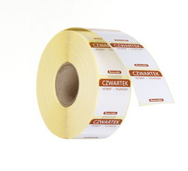 Naklejki Food Safety, wielorazowe - czwartek HENDI 850107