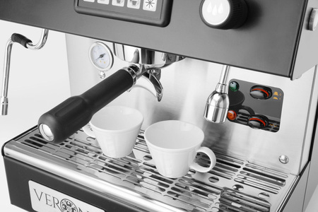 Ekspres do kawy ROMEO PRO, 1-grupowy, automatyczny, z pompą ro HENDI 207659