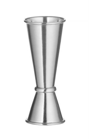 Miarka barmańska z pierścieniem, Bar up, 25ml / 50ml, śr.43x(H)110mm  | HENDI 596920