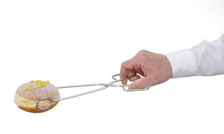 Szczypce do grilla chromowane 30 cm - zestaw 2 szt. HENDI 171127