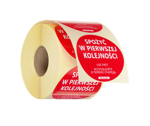 Naklejki Food Safety - Spożyć w pierwszej kolejności HENDI 850152