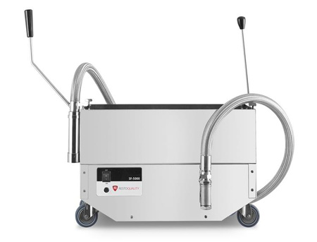 Filtr oleju do smażenia | urządzenie do filtrowania oleju | zbiornik 30l | wydajność filtracji 20 l/min | SF5000