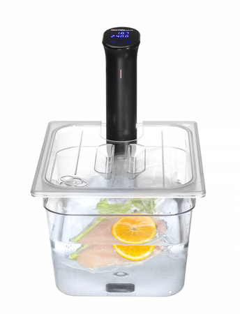 Pokrywka do pojemników GN z poliwęglanu z wycięciem na sous vide HENDI 864210