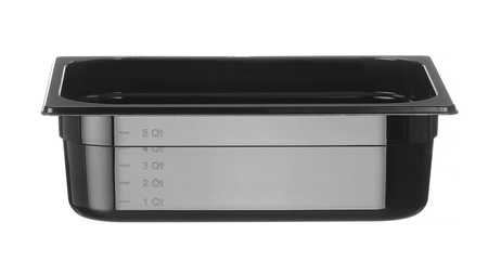 Pojemnik GN1/2-100 z czarnego poliwęglanu HENDI 862421