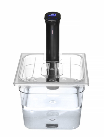 Pokrywka do pojemników GN z poliwęglanu z wycięciem na sous vide HENDI 864210