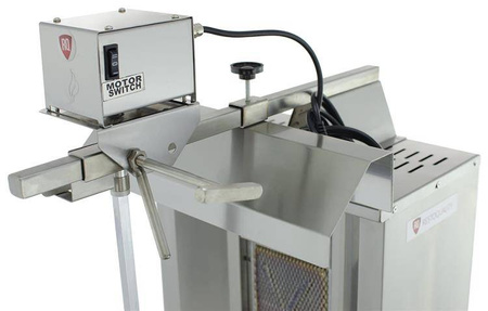 Gyros | opiekacz gazowy do kebaba | 3 palniki | wsad do 40kg | RQ43033 | Linia Budget