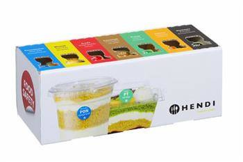 Zestaw etykiet jednorazowych Food Safety na każdy dzień tygodnia z podajnikiem, HENDI, 240x80x(H)100mm  | 850299