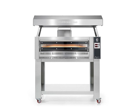 Piec do pizzy Cuppone Giorgione | GR435/1D | gazowy | 4x36 cm | 15 kW | 1230x1120x810 mm