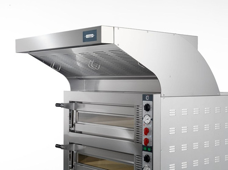 Piec do pizzy elektryczny Cuppone Tiepolo | dwukomorowy | 4+4x36 | TP435/2CM