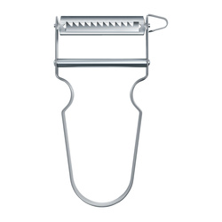 Victorinox obieraczka STAR, rękojeść Inox, ostrze Julienne, srebrna  | HENDI 6.0914