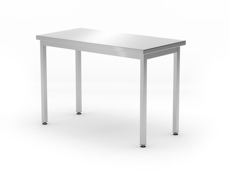 Stół centralny bez półki Budget Line – skręcany 1200x600x(H)850 | HENDI 817087