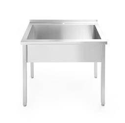 Stół z basenem 1-komorowym bez maskownicy Budget Line – skręcany 1000x600x(H)850 | HENDI 811023