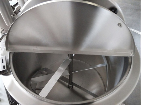 Kocioł warzelny gazowy z mieszadłem | grzanie pośrednie | 48 kW | 500 l | 1320x1330x1180 mm | RQK-501GRM