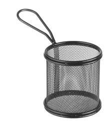 Koszyk miniaturowy do smażonych przekąsek 90x90x90 mm HENDI 425633