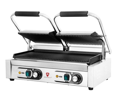 Kontakt grill podwójny | ryflowany | Resto Quality | 3,6 kW | 230 V | RQK813A