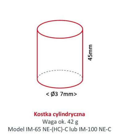 Kostkarka do lodu Hoshizaki IM-240XNE-HC-C | 190 kg/24h | chłodzona powietrzem | kostka cylinder | Ø 37x45 mm | RESTO QUALITY IM-240XNE-HC-C