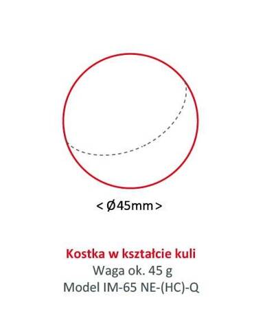 Kostkarka do lodu Hoshizaki IM-65WNE-HC-Q | 24 kg/24h | chłodzona wodą | kostka kula | Ø 45 mm | RESTO QUALITY IM-65WNE-HC-Q