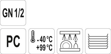 POKRYWKA GN 1/2 PC
 | YG-00435